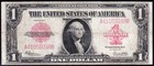 Very Nice Bold Mid-grade Vf 1923  1  red Seal  Us Legal Tender Note  A41059248b