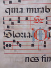 Antiphonary Vellum 2 Initials Manuscript Unique Rare Latin About  1490 Ad   4