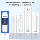 2 Pack Glacier Fresh Refrigerator Water Filter Fits Whirlpool Wrf555sdfz00