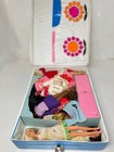 Vintage 1968 The World Of Barbie Double Doll Case With Dolls  Accessories-mattel