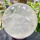 2 6lb White Crystal Transparent Quartz Crystal Ball Reiki Repair