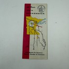 Vintage Brochure Map For Hackensack Minnesota Resort Area  Paul Bunyan