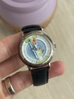 Disney Watch Collectors Club Series Vi Hunny Pot Ceramic Winnie The Pooh Purple