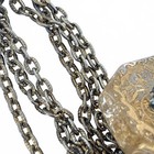 Vintage Intaglio Glass Art Deco Style Perfume Bottle Miniature Necklace Goldtone