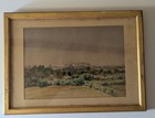 Antique Victorian Watercolor Painting South European Landscape Ex Doig Edinbu 16