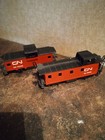 Vintage Bachmann Ho Scale Train Cn 2 Lot Caboose 79355 Toy Train Collectables