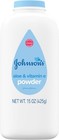 Johnson s Baby Powder  Cornstarch With Aloe   Vitamin E  Hypoallergenic - 15 Oz