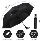 6 Pcs Travel Compact Umbrellas For Rain Small Automatic Open Close Windproof    