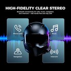 Rockbros Motorcycle Bluetooth Headset R1 Helmet Intercom Headset Waterproof 1 Pc