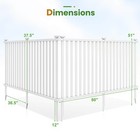 80  X 51  Decorative Fence Pack Of 2 No Dig Fence Panels For Soft Ground