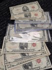 1963 Five Dollar Note Red Seal   Paper Estate Lot Currency