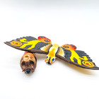 Mothra 2 Set  1998 2003   Bandai Godzilla Toho Monster Sofubi Figure 9in