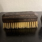 Antique Royal Brier Ebony Shoe Brush Set Of Two  2  Circa 1940 s Lightly Used