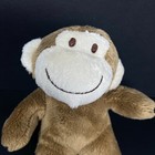 Dan Dee Brown Monkey Plush Tan Face 7  Small Stuffed Animal Rattle Baby Lovey 