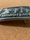 Timberjack Forest Donkey Belt Buckle Green Enamel Solid Pewter Very Sturdy 