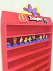 Inspired Red yellow Display Shelf Disney 70th Mcdonald Happy Meal Toys  fit 70 