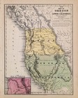1846 Upper California - Oregon Territory Map Original Mitchell Exrare