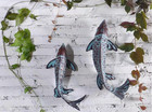 Garden Statues Koi Fish Decor For Outside antique Copper Garden Decor large Outd