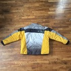 Coldwave Men s Xl Colorblock Full Zip Jacket Gray Black Yellow Stand-up