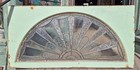 Antique Arch Stained Glass Window 24 X 48