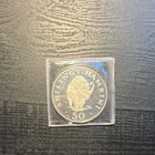 Tanzania 1974 50 Shilingi Rhinoceros Coin Uncertified  rais-wa-kwanza 