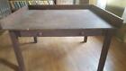 Antique Solid Wood Drafting Table     With Drawer     Great Useful Old Table     Gdc