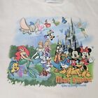 Vintage 90s Walt Disney World Magic Kingdom 4t Kids T-shirt Double Sided Pink