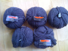 5 Skeins 100  Wool Yarn  50g Brown Aarlan Cristal Von H e c  Made In Switzerland