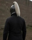 Medieval Crusader Helmet With Chainmail   Bascinet Helmet   Handmade Knight