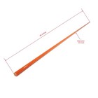  pack Of 25  1 4  Orange Snow Poles Plain Markers  Heavy Duty Fiberglass Rod