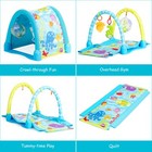 4-in-1 Activity Gym Play Mat Baby Activity Center W 3 Hanging Toys Baby Play
