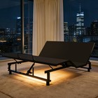 King Size Adjustable Bed Base Frame Head   Foot Incline Quiet Motor 4 Ports Usb