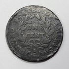 1800 79 Overdate Draped Bust Large Cent Strong Date Early Us Copper Scarce  v247