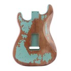 Relic Diy Electric Guitar Body Nitro Top Alder Wood St Style H-s-h Seafoam Green