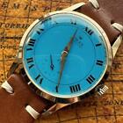 Rolex Marconi Antique Watches Vintage Wristwatch 1342 Blue 35m 1930s Good