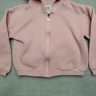 Vintage Russel Athletic Hoodie Girls M Pink Hooded Pullover Fleece Sweatshirt