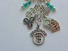 Gambling Jackpot Luck Chips Lucky Charm Luck Key Chain Purse Clip Bag Charm Fob