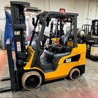 2019 Cat 2c6000 6000lb Used Forklift Triple Mast Sideshift Fork Positioner