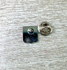 England Flag Union Jack Shield Crest Pin Back Souvenir Enamel Silver Tone