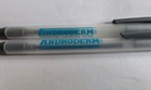 Androderm Plastic Pens X2 Pharmaceutical Drug Rep Promos Vintage Medical Writes 