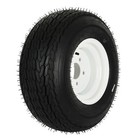 2 Set 20 5x8-10 Bias Trailer Tires With 10  Wheel - 5 On 4-1 2  - Load Range E