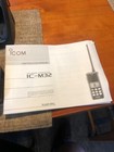 New Icom Two Way Vhf Marine Radio Ic-m32 Transceiver   Charger - Waterproof Guc