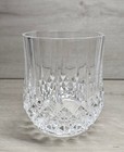 Cristal D arques Longchamp Set Of  6  Old Fashioned whiskey Glasses  Heavy Feel