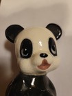 Vintage Ceramic Porcelyn Panda Bear Figurine  3 1 2  Tall