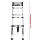 Telescoping Ladder 12 5 Ft Extension Ladder Aluminum Lightweight Telescopic