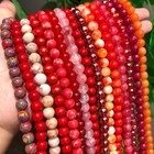 Natural Gemstone Beads Round Spacer 4   12mm Loose Stone Beads For Jewelry Making