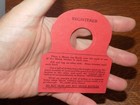 Vintage Moxie Bottle Cardboard Tag Unused  Moxieland