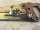 Custom Painted Hand Saw - Beautiful Lake Theme