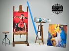 Miniature Easel  Painting Dollhouse Classroom Furniture Art Scale 1 12 Artist