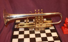 1951 King Silversonic Bb Cornet Sterling Silver Bell W Demo Video Case Mtpc